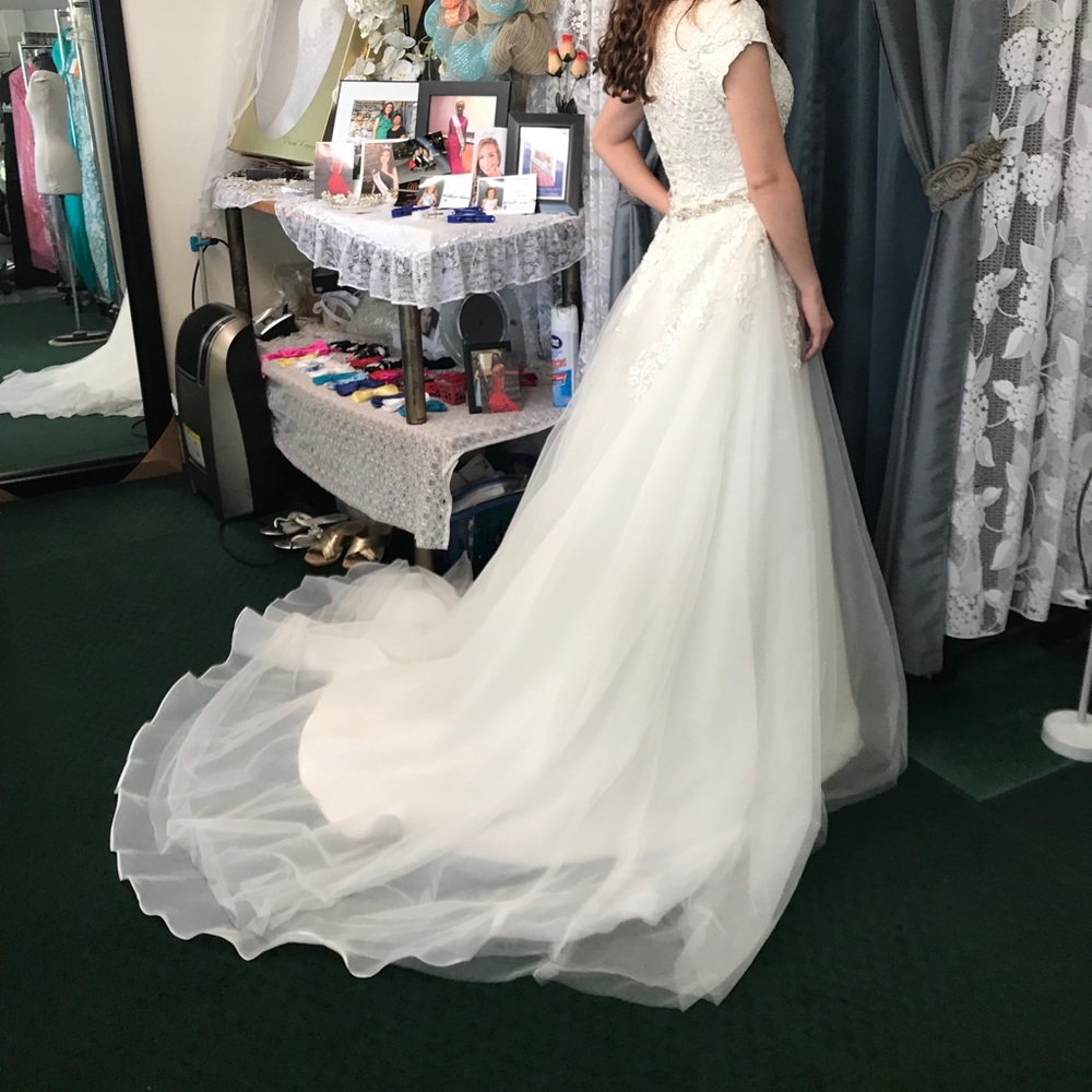 Modest wedding dress